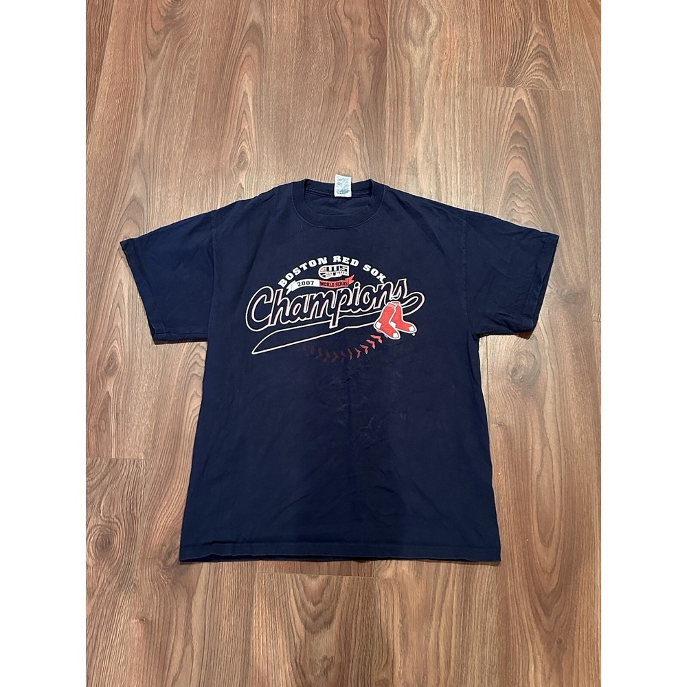 Delta T-Shirt Adults L‎ Magnum Weight Boston Red Sox 2007 World Series Champions